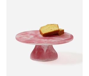 Soporte de pastel de epoxi de resina única de dos niveles Soporte de pastel elegante para postres Herramientas de pastel - Product Image 1