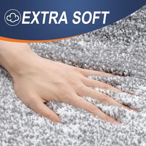 Tapis de bain en microfibre super absorbant de 20x30 pouces Tapis de sol lavable de haute qualité antidérapant pour usage domestique Technique tuftée - Product Image 4