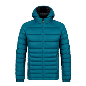 Chaqueta acolchada de invierno para hombre, Abrigo acolchado de moda de invierno personalizado para deportes al aire libre, lona con capucha, venta al por mayor en línea - Product Image 6