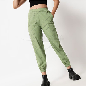 Pantalones de chándal de moda personalizados para mujer con bolsillos laterales ropa de precio al por mayor transpirable - Product Image 6