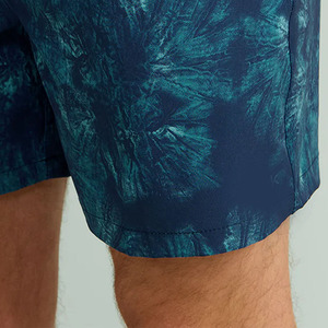 Shorts de Playa para Hombre, Sólidos, de Secado Rápido, Cintura Media, Cierre con Cordón, Traje de Baño Informal, Cortos, de Poliéster - Product Image 2