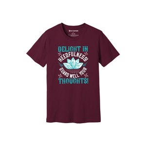 T-shirt 100% coton avec impression de thèmes de bouddha Style décontracté 12 options de couleur 160-180 Placement de conception personnalisable GSM lourd - Product Image 2