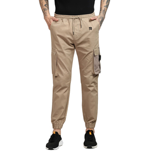Customized Men <b>Joggers</b> for Summer <b>Lightweight</b> Plain Dyed Quick Dry Fabric Straight Pattern Sports Pants Dark Wash - Product Image 1