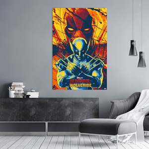 Marvel Studios Modern Style <b>Poster</b> for Deadpool & Wolverine 3 Made of Durable Paper for Wall Decor - Product Image 3