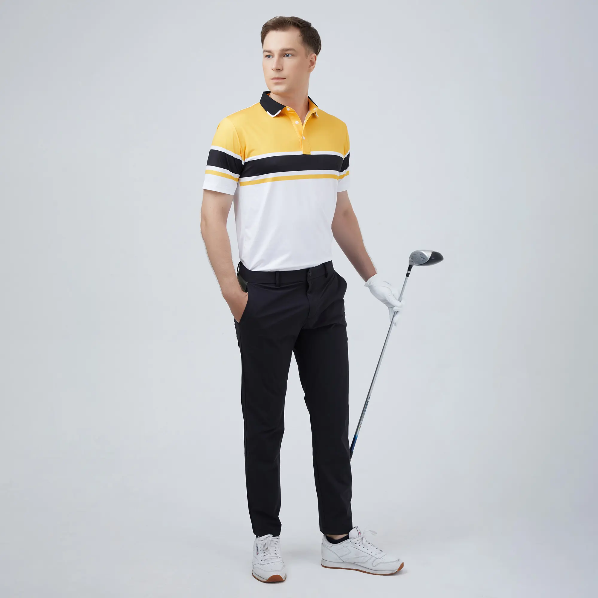 Custom OEM sublimation cloth collar personalized polyester polo tshirt custom logo fashion digital printing golf shirts for men