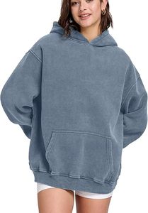 Sudaderas con Capucha Extra Grandes para Mujer, Sudaderas Gruesas para Parejas, Sudaderas Vintage con Lavado Ácido, Modelo 2026 - Product Image 3