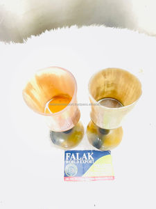 Authentique verre à vodka en corne de boeuf Viking 60ml pour boire de la tequila pour la bière, le vin et l'hydromel de Falak World Export - Product Image 2