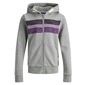 Sudadera con capucha y hombros caídos con gráfico de manga larga y logotipo personalizado de estilo rayado de gran tamaño para hombre de peso pesado - Product Image 4