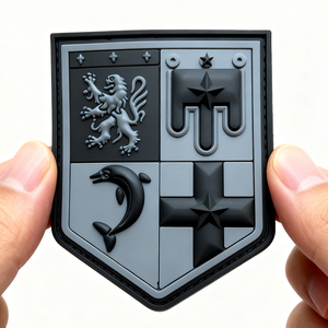 Bracelet en PVC pour la région des <span class=keywords><strong>Alpes</strong></span> d'Auvergne Patch régional en caoutchouc souple personnalisé Bracelet en PVC durable pour vêtements - Product Image 5