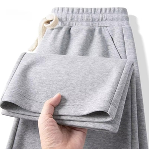 Pantalon de survêtement en toile léger à jambe droite pour homme - Pantalon décontracté automne/hiver Coupe ample Service OEM 100% coton - Product Image 6