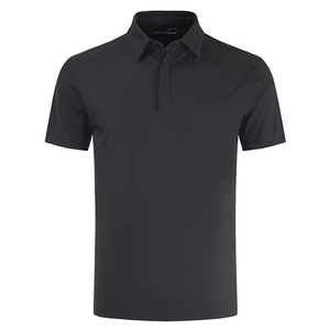 Polo de golf en coton brodé avec étiquettes et logo pour hommes Polo à manches courtes décontracté pour l'été Vêtements de sport respirants pour hommes - Product Image 4