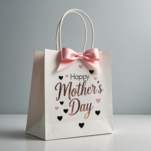 MT03 tas hadiah buket keluaran baru tas bunga antik kertas lipat sederhana portabel untuk Hari Ibu