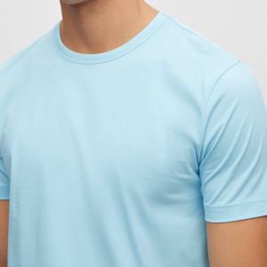 เสื้อทีเชิ้ตสีพื้นแบบพรีเมียมสำหรับชาวยุโรปเสื้อยืดสีพื้นหนาแบบสั่งทำสำหรับเครื่องแต่งกายสไตล์ใหม่ - Product Image 4
