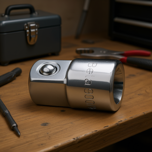 Chiave con attacco quadrato femmina da 1/4 di pollice e attacco maschio cromato da 3/8 di pollice - Product Image 3