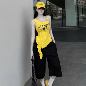 Conjunto deportivo de dos piezas, ropa de mujer, buen precio, natural, informal, lavable, embalaje personalizado, fabricante de Vietnam, conjunto de ropa para mujer - Product Image 6