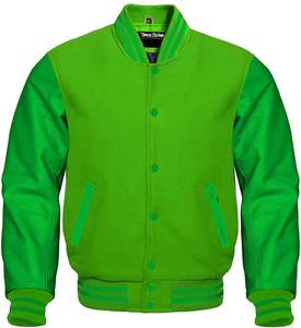 Chaquetas de béisbol del equipo universitario griego con soporte personalizado de alta calidad High Street 100% lana a prueba de viento impermeable transpirable al por mayor - Product Image 1