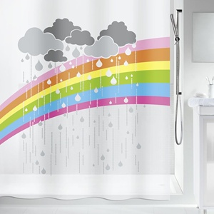 Collezione Spirella Arc, Tenda da Doccia in Tessuto 180 x 200, 100% Poliestere, Multicolore - Product Image 2