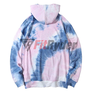Sudaderas con capucha Tie Dye para hombre, jersey de manga larga informal suelto con bolsillos, tejido de punto sólido transpirable de secado rápido para invierno - Product Image 2