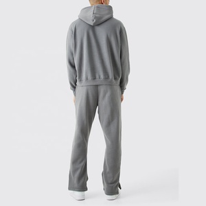 Chándal con capucha personalizado de 2 piezas para correr Fitness para hombres, entrenamiento deportivo, ropa de entrenamiento, traje transpirable para correr en el gimnasio - Product Image 3