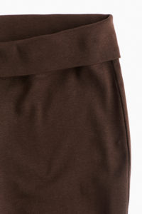 Women's Custom <b>High</b> Waist Knitted <b>Tight</b> Yoga Pants <b>High</b> Quality Dark Brown Seamless Leggings for Casual Summer Style - Product Image 2