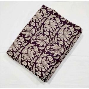 ผ้าพิมพ์สวยงาม100% ผ้าฝ้ายบริสุทธิ์ผ้า Dabu พิมพ์ลายด้วยมือบล็อก - Product Image 1