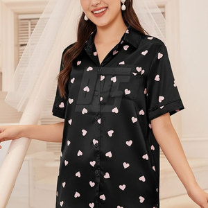 Conjunto de Pijama para Mujer, Estilo Nuevo, Tela Premium, Ajuste Cómodo, Vestido de Noche - Product Image 3