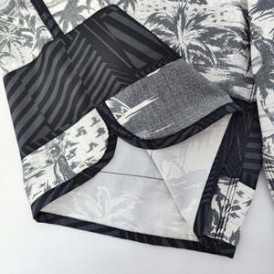 Pantalones cortos de algodón con estampado de estilo callejero para hombre, decoración de bolsillo con logotipo personalizado único, cintura media elástica - Product Image 2