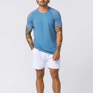 Camiseta de punto para hombre, extragrande, 100% algodón, antiarrugas, con estampado de letras - Product Image 1