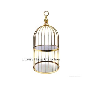 กรงโลหะและกรงสำหรับสัตว์เลี้ยงทำมือรูปทรงยาวมีสไตล์พร้อมขาตั้งอุปกรณ์สำหรับสัตว์เลี้ยง - Product Image 5