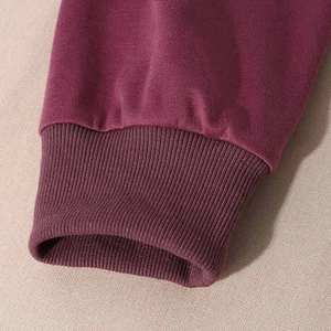 2025 Newest Custom Embroidery Printing Patchwork Sweatshirts Regular Fit Long Sleeve Round Neck Sweatshirt - Product Image 4