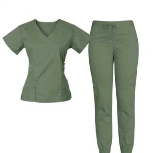 Joggers slim pour infirmières en tissu tissé, uniformes d'infirmières personnalisables, vêtements de sécurité élégants - Product Image 3