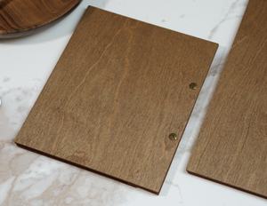 DIVRIS DRL-228 Porte-menu en bois en gros avec pages rechargeables, couverture de menu en cuir marron clair, porte-menu en cuir marron - Product Image 3