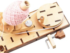 Enrouleur de boule de fil en bois Beachwood Parapluie Enrouleur rapide Enrouleur de boule de fil à tricoter - Product Image 4