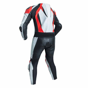 Traje de carreras de motos OEM hecho a medida Material de cuero impermeable transpirable Nuevo diseño Biker Chaquetas de cuero genuino para motocicleta - Product Image 2