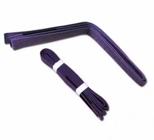 Ceinture de karaté en coton durable avec logo brodé pour l'entraînement professionnel des arts martiaux et la compétition Ceinture de karaté - Product Image 5