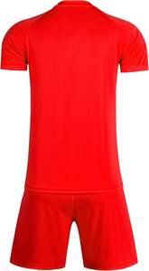 ชุดฟุตบอลชายแบบกำหนดเอง เสื้อแข่งระบายอากาศ น้ำหนักเบา แขนสั้น คอวี สำหรับแบรนด์ ชมรม และทีมฟุตบอลนานาชาติ สั่งซื้อจำนวนมาก - Product Image 4