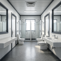 Bâtiment modulaire en conteneurs : Bureau, Dortoir, Buanderie, Hôtel, Camp, Salle de classe, Chambre, Stockage, École, Salle de sport, Villa préfabriquée