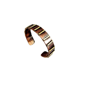 1995 European New Design Solid Embossed <b>Copper</b> Cuff Bracelet for Her Handmade Bracelet Made of <b>Copper</b> Summer Jewelry - Product Image 4