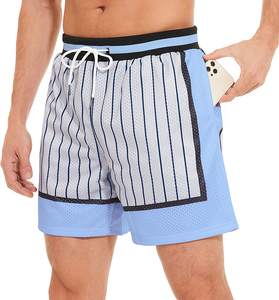 Nuevos pantalones cortos sueltos informales de malla para gimnasio y culturismo para hombre de verano - Product Image 4