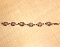 Bracelet en argent sterling 925 avec quartz rose, perles ovales en cristal, fait main, style bohème classique, bijoux artisanaux, cadeau pour femme