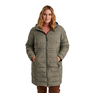 New Arrival Women's Windbreaker Coats Long Length Puffy Style Hot Sell Custom Design Winter Outwear <b>Jackets</b> & Coats - Product Image 1