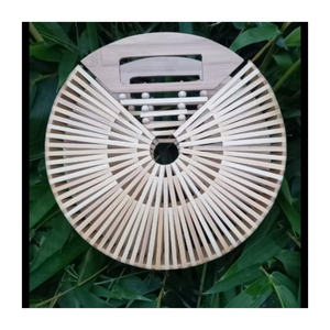 กระเป๋าไม้ไผ่สำหรับเดินทางในช่วงฤดูร้อนกระเป๋าเงินทำด้วยมือมีสไตล์เนื้อไม้ไผ่สำหรับร้านค้าปลีกตลาดส่งออกและแฟชั่นแบบลำลอง - Product Image 1