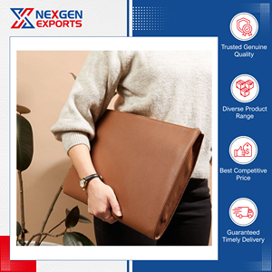 Fournisseur en gros, excellente qualité, sacoche pour ordinateur portable en cuir véritable, léger, tendance, imperméable, design antichoc - Product Image 6