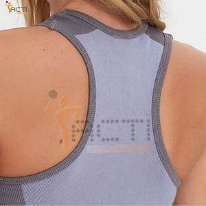 OEM logotipo personalizado Fitness Sexy Cross Back Fitness Bra ajustable de alto impacto mujeres Fitness Bra - Product Image 5