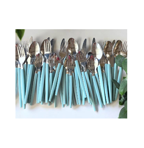 Hot <b>Sales</b> Stainless Steel With Resin handle Flatware Cutlery <b>Set</b> Mirrored steel <b>for</b> Hotel & Tabletop Best Quality Flatware <b>Sets</b> - Product Image 2