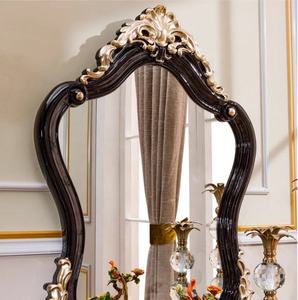 Tocador de Maquillaje Independiente de Madera de Teca Maciza de Estilo Europeo Moderno de Mediados de Siglo, Hecho a Mano, Ecológico, con Marco de Hierro, 2 Cajones, Elegante - Product Image 4