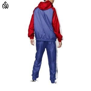 Survêtement personnalisé pour hommes, tenues coupe-vent en nylon, veste de sport, jogging, survêtement coupe-vent zippé - Product Image 2
