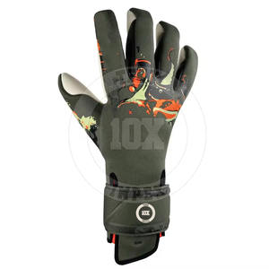 Gants durables de gardien de but du football pour les hommes avec la paume forte et la fermeture réglable de poignet - Product Image 3