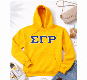 Sweat-shirts à capuche en polaire de polyester uni pour hommes en gros, SGRHO Sorority, broderie, respirant, antibactérien, séchage rapide - Product Image 1