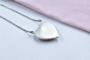 Hecho a mano Rosa Dalia turquesa collar de plata esterlina 18 pulgadas cadena ajustable Boho declaración joyería - Product Image 3